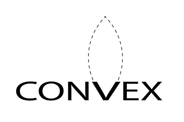 You can extend the V in convex to make a convex shape